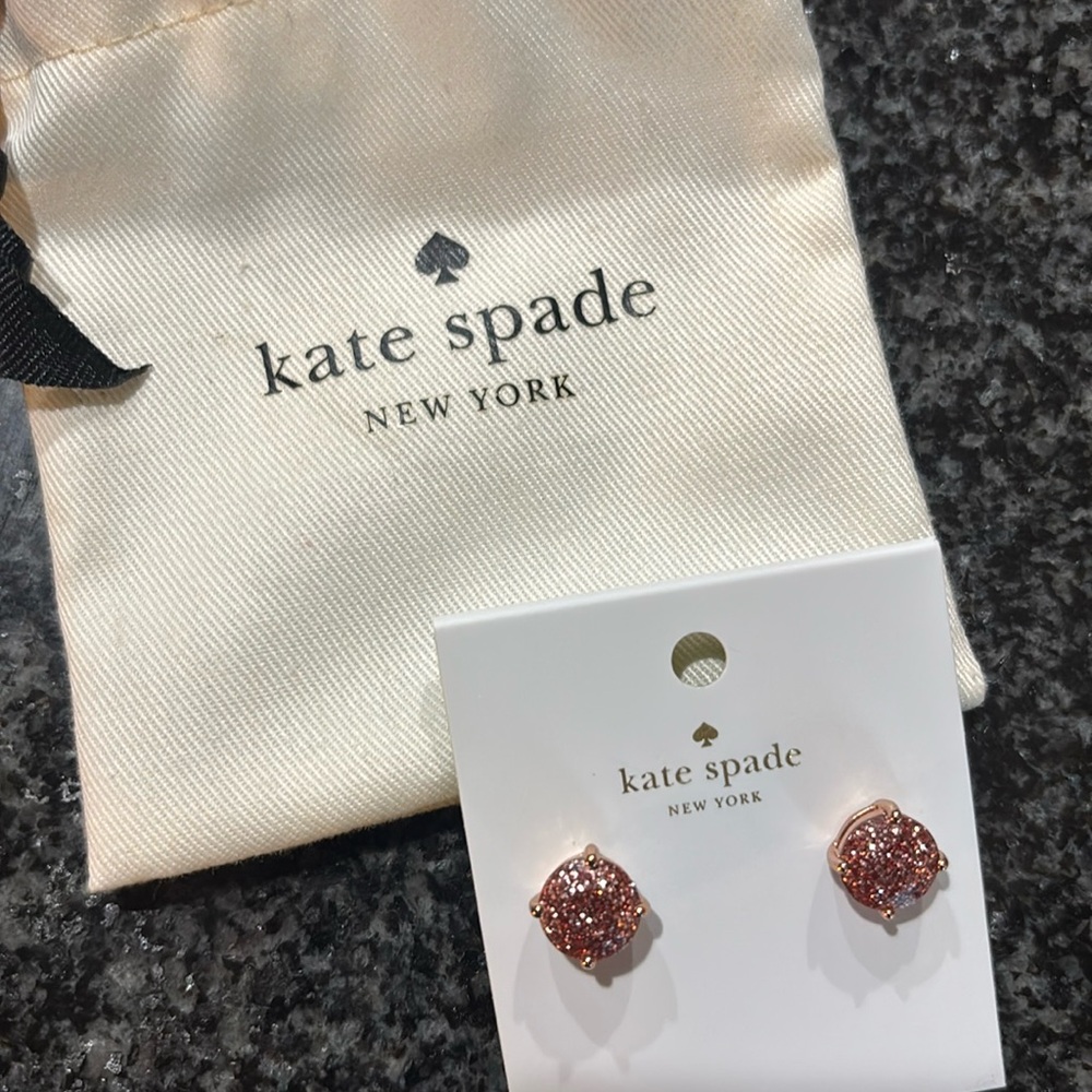 Kate Spade Rose Gold Earrings